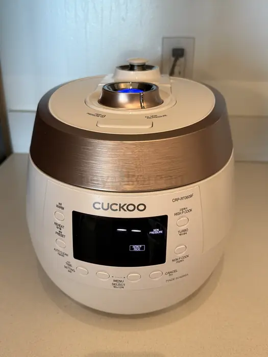 [귀국세일] Cuckoo 6인용 트윈프레셔 Pressure Rice Cooker $120