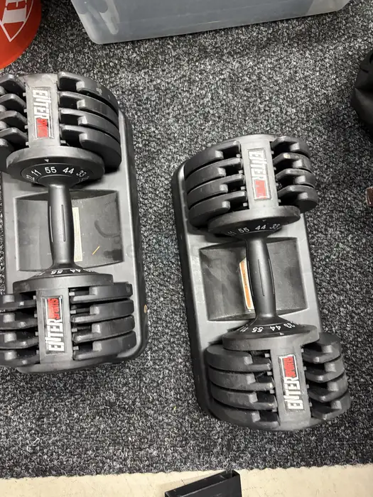 EnterSports Adjustable Dumbbells 55LB Set