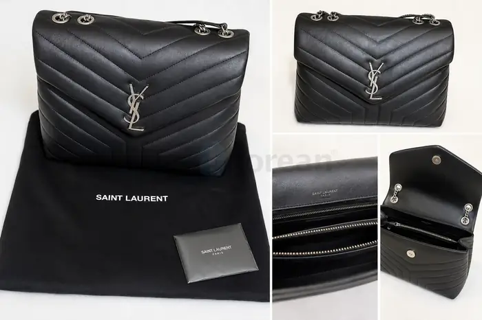 생로랑 YSL 루루 퀼팅 체인백 블랙 / 완전 새상품