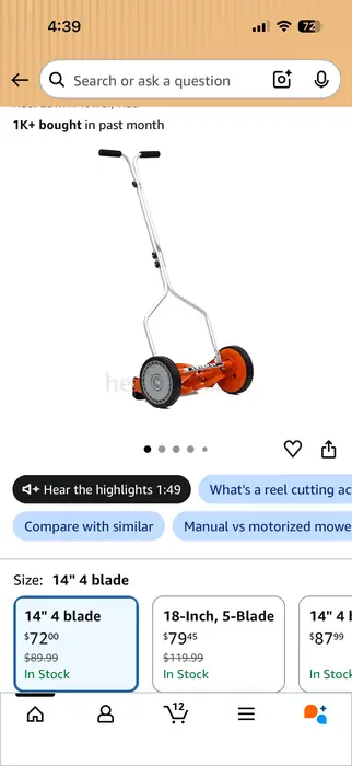 Non-electric Lawn mower