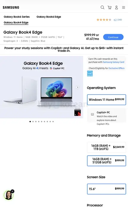 Galaxy Book4 Edge in Bergen County, NJ