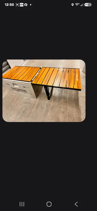 Brand-new extendable folding camping table in Bergen County, NJ