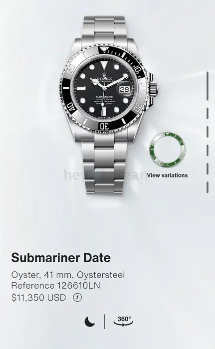 Rolex Submariner New 2026 in Bergen County, NJ