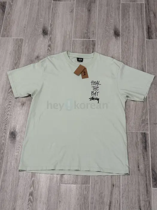 스투시 Stussy x Heal The Bay Pigment Dyed T-Shirt Mint (M) in Bergen County, NJ