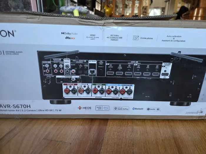 Denon 5.2 Chanel av receiver(새상품) in Bergen County, NJ