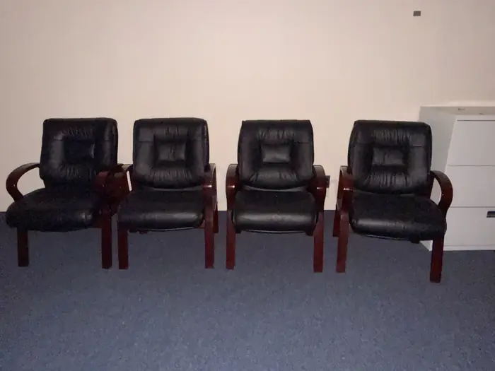 Black Leather Office Chairs in Bergen County, NJ
