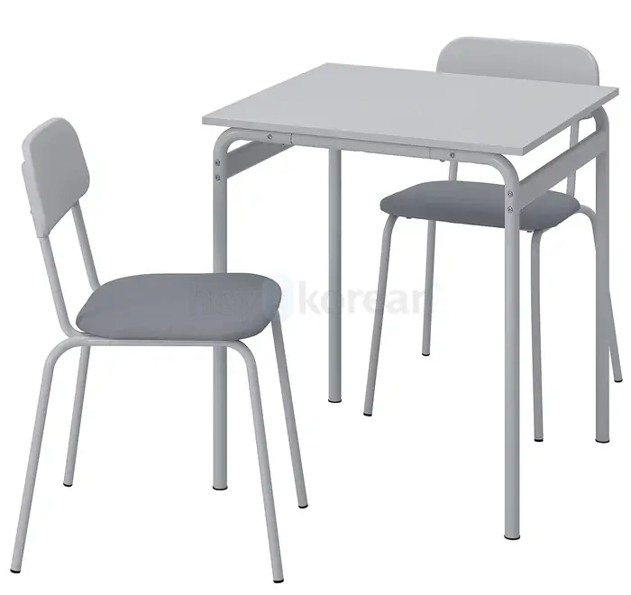 Ikea grey table set 상태좋은 테이블+Chair2개 무빙세일 in Queens, NY