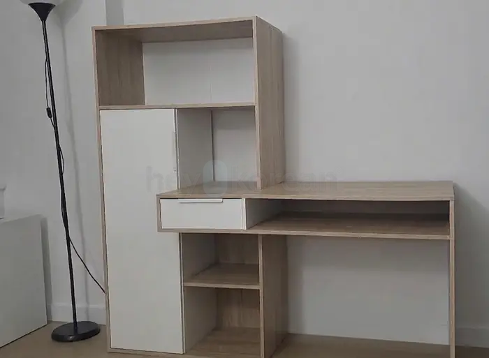 Desk & 책장 + Monitor arms (sold) in Queens, NY