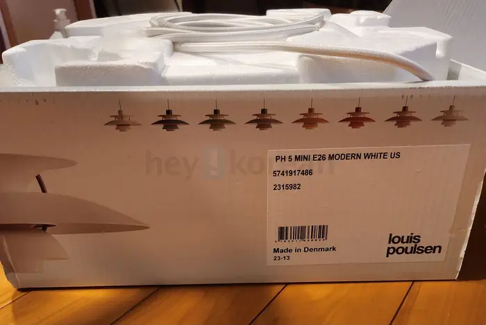 루이스폴센 PH 5 미니 펜던트 조명 2개 (모던화이트) $1,200 in Queens, NY