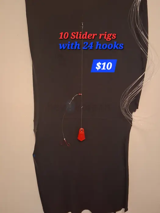 10 Slider rigs with 24 hooks in Queens, NY