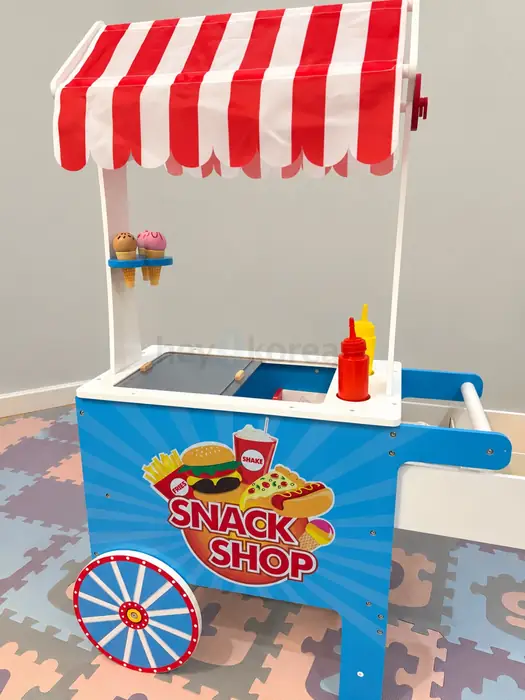 Wooden Snack Cart Playset in Bergen County, NJ