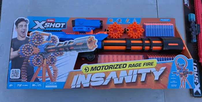 ZURU X-Shot Insanity Motorized Rage Fire Blaster - NEW in Bergen County, NJ