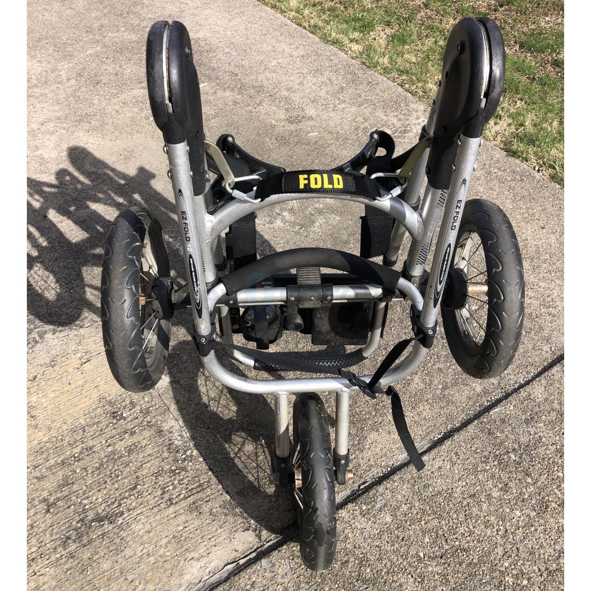 Bag Boy EZ Fold 12 Push Pull Wheel Golf Cart, 골프 푸쉬 카트, 알루미늄