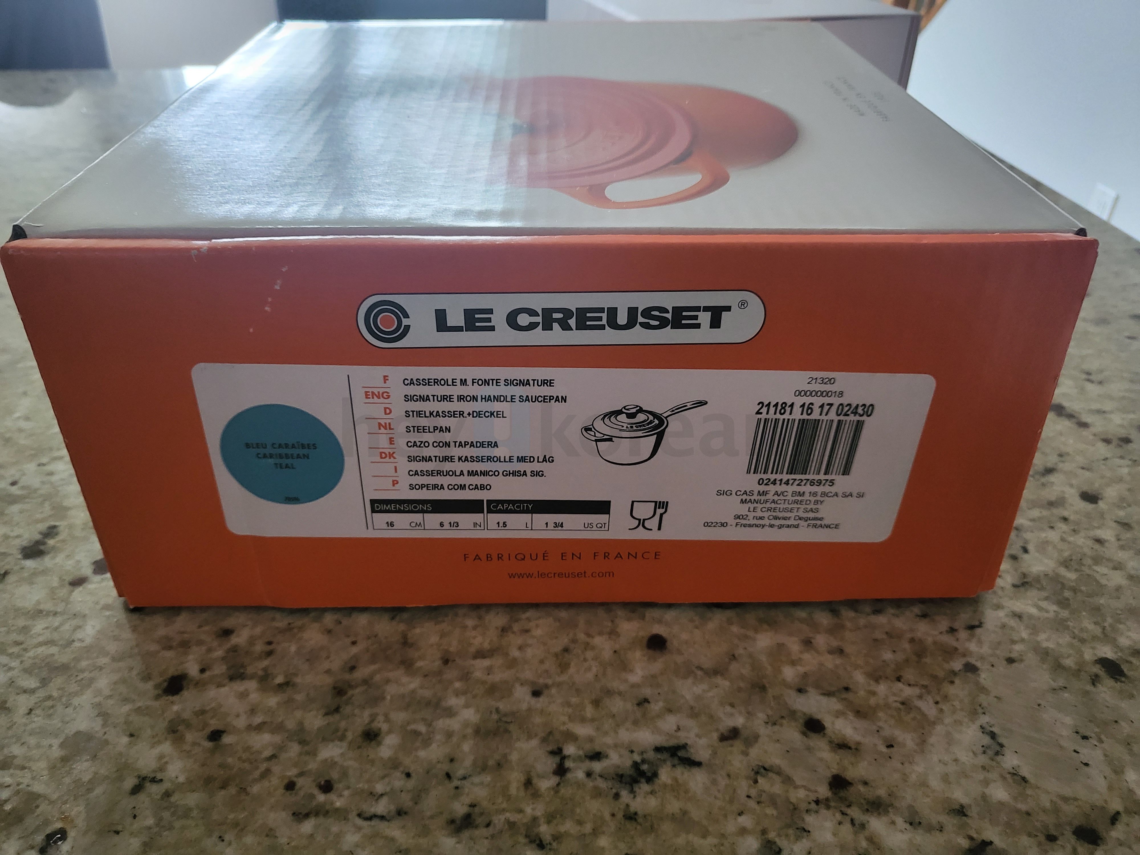 Lifetime warranty Le Creuset