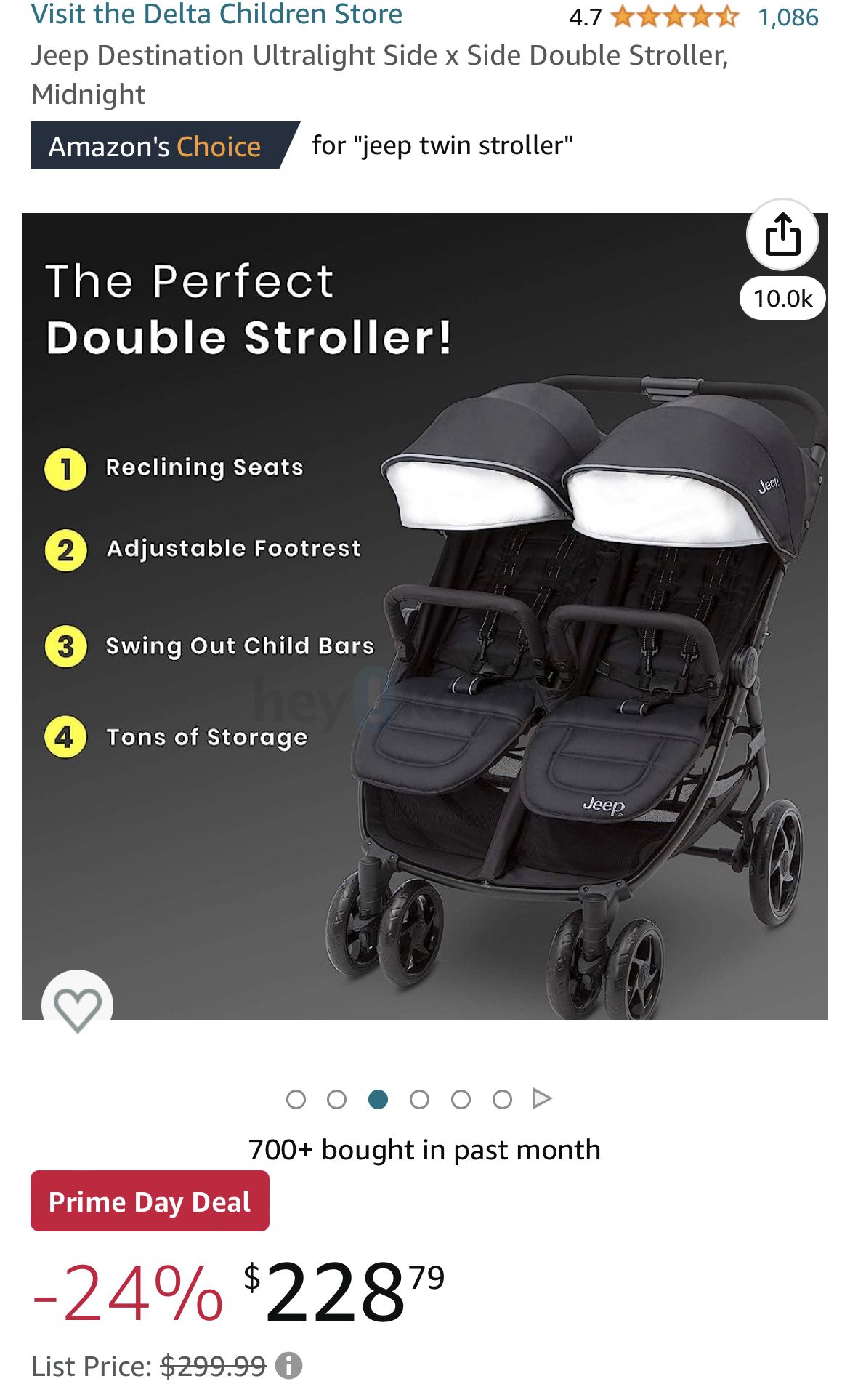 Jeep Ultralight Stroller Jeep Destination Side By Side Jeep Destination  Side X Side Double Ultralight