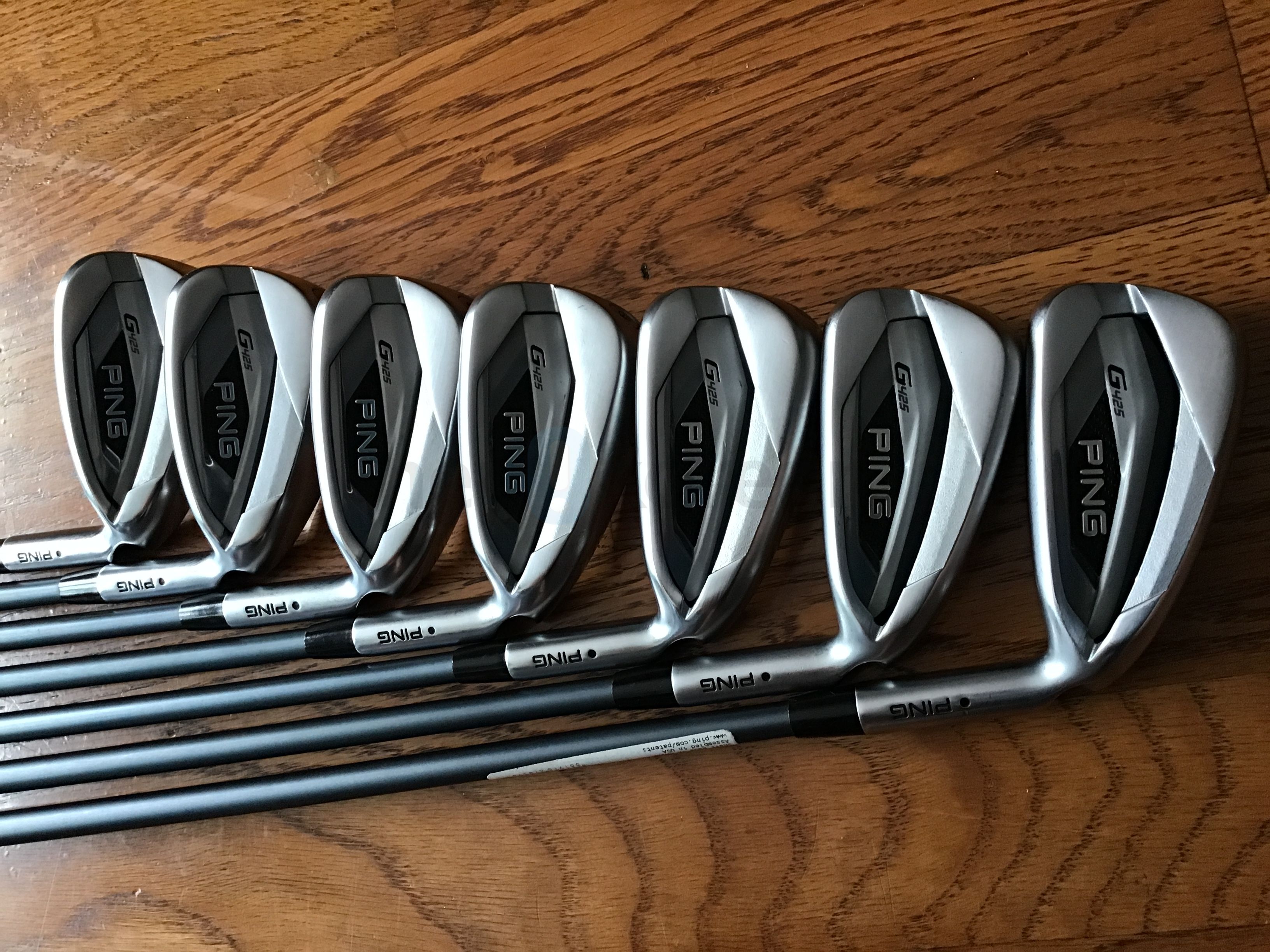 핑 골프 G425 5 U WEDGE GRAPHITE SHAFT REGULAR FLEX IRON SET 7자루