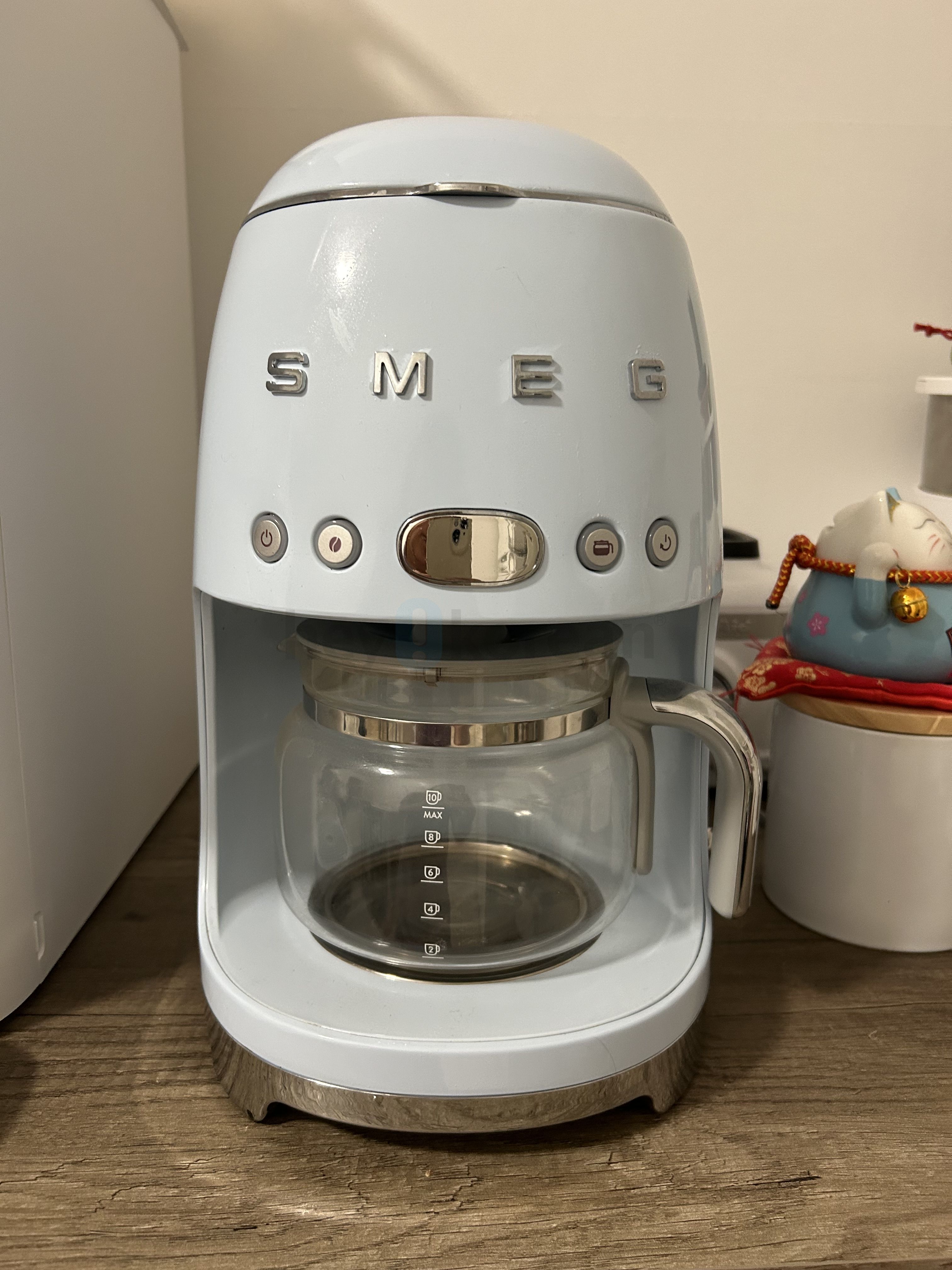 Smeg coffee maker (blue)