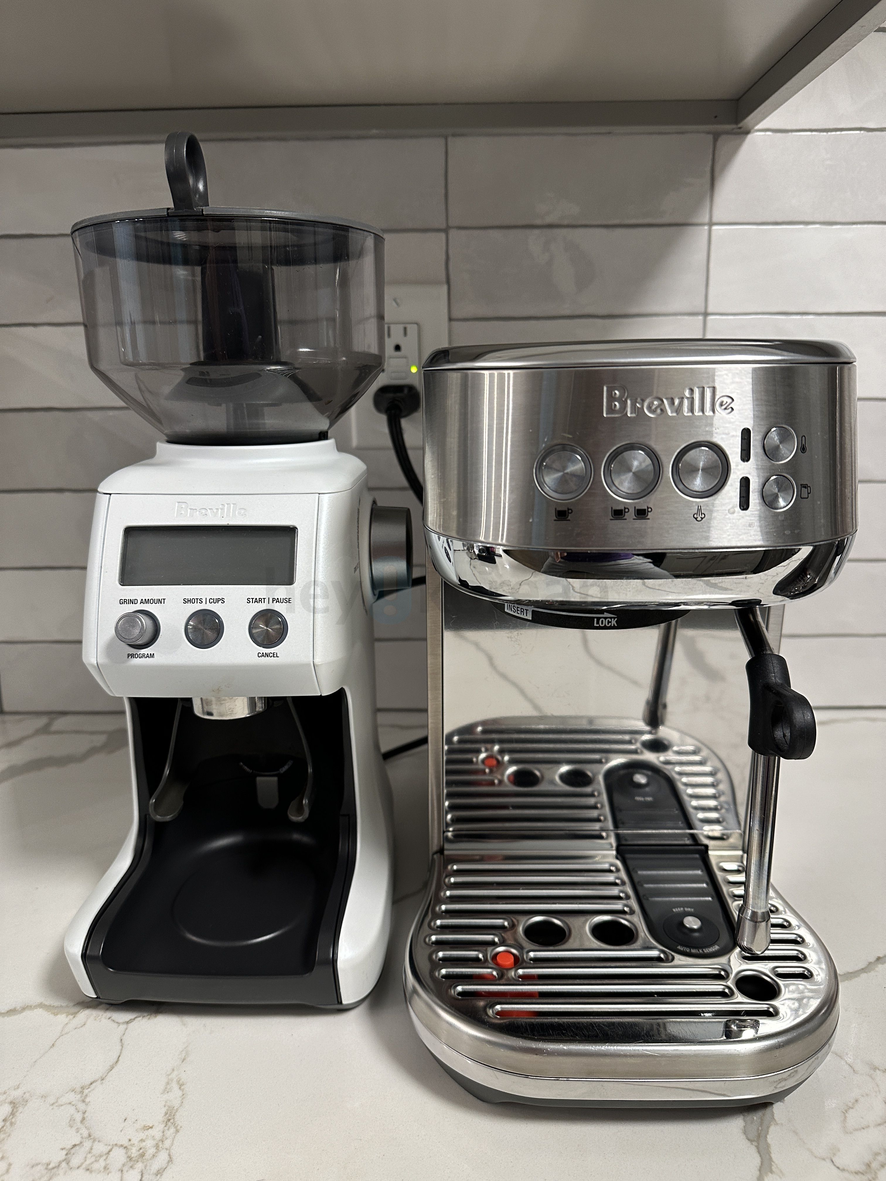 Breville Bambino Plus Espresso Machine + Smart Grinder 브레빌 에스프레소 머신 + 그라인더