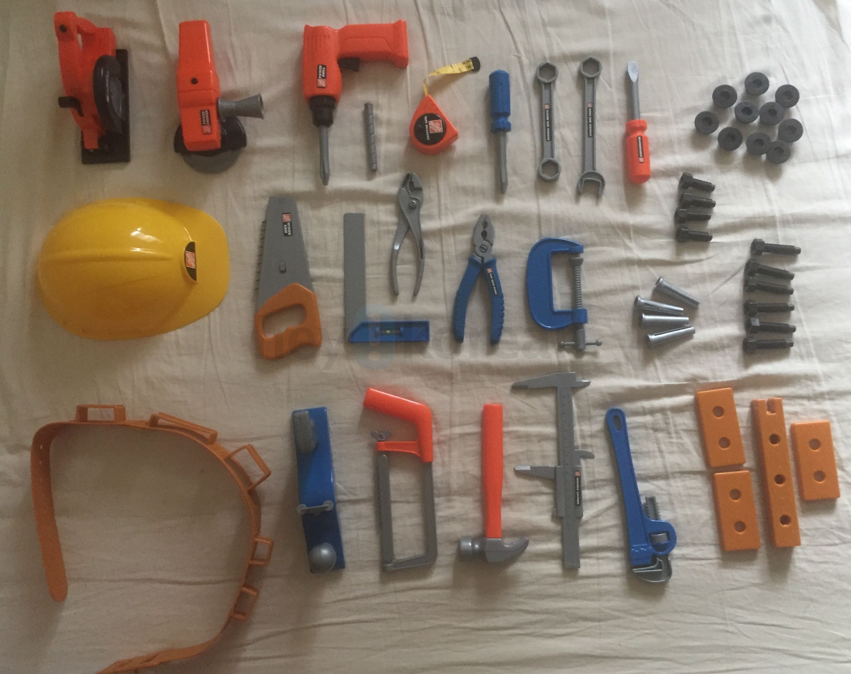 홈디포 장난감 도구 놀이 세트, Home Depot Toy Tool Play Set