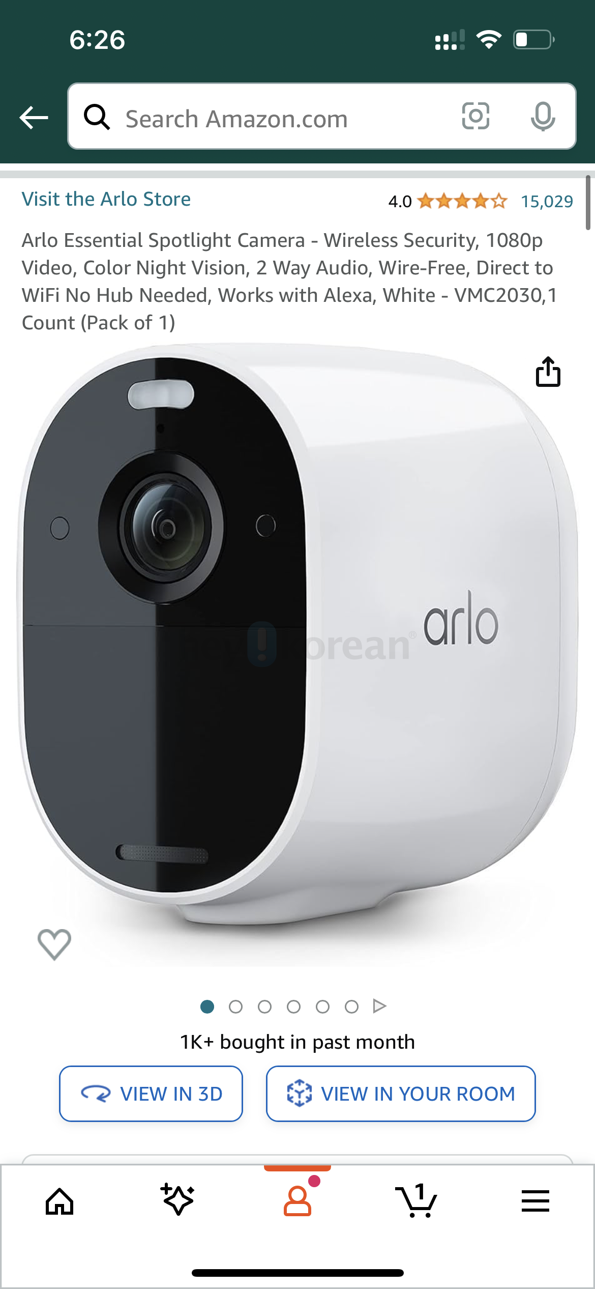 Arlo Security Camera 알로 세큐리티 카메라