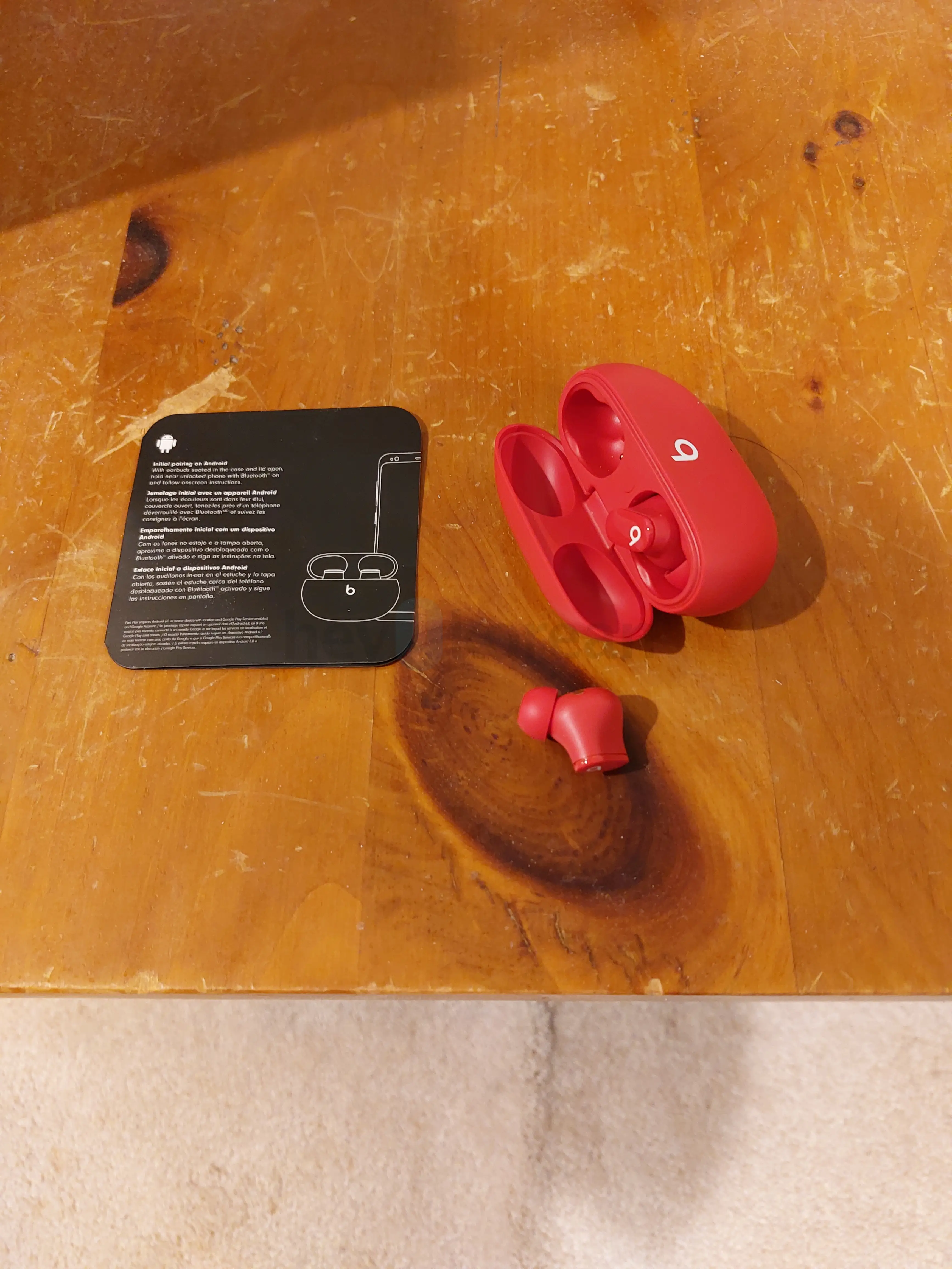 Beats Studio Buds- true noise canceling ear buds