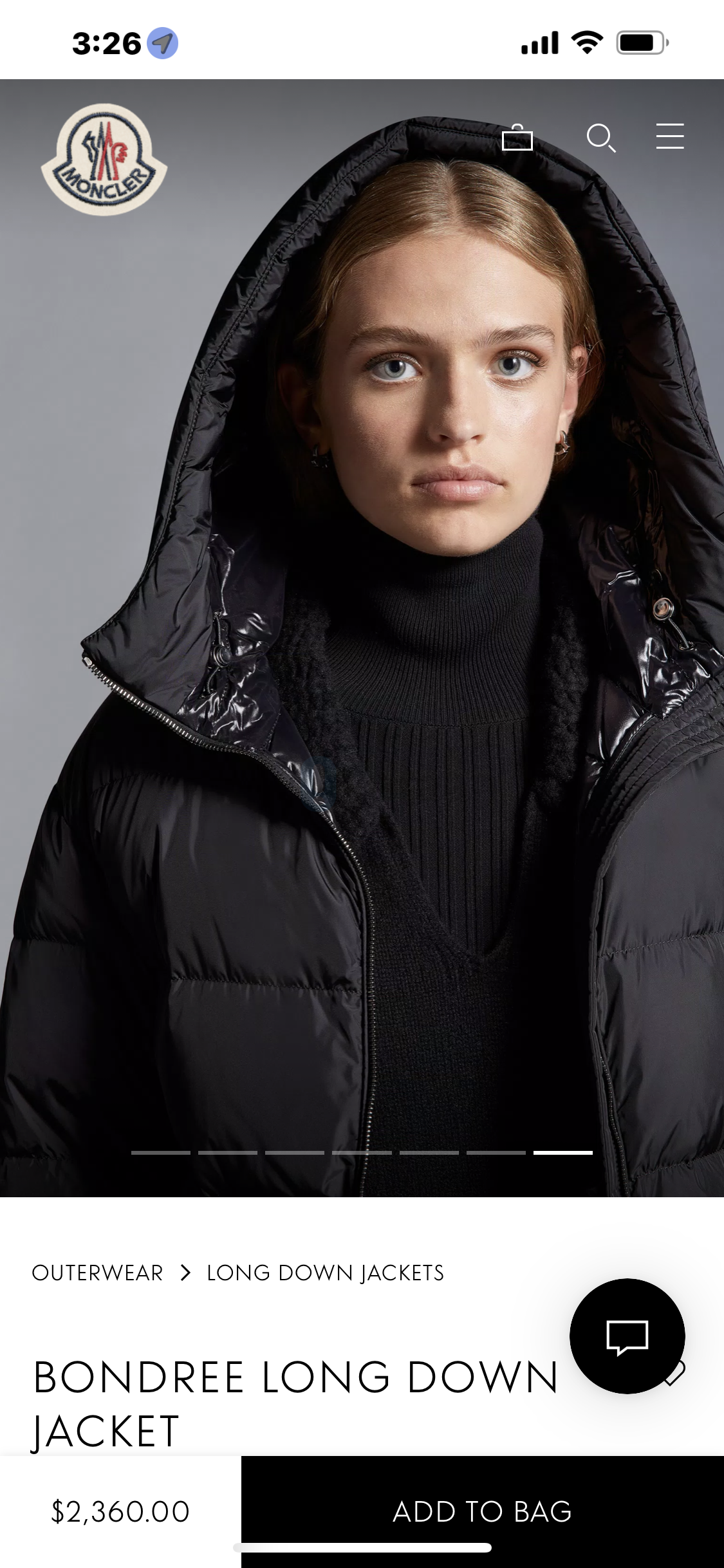 MONCLER \"BONDREE ロングダウンジャケット\" セール！ 몽클레어 Moncler BONDREE Long down Jacket