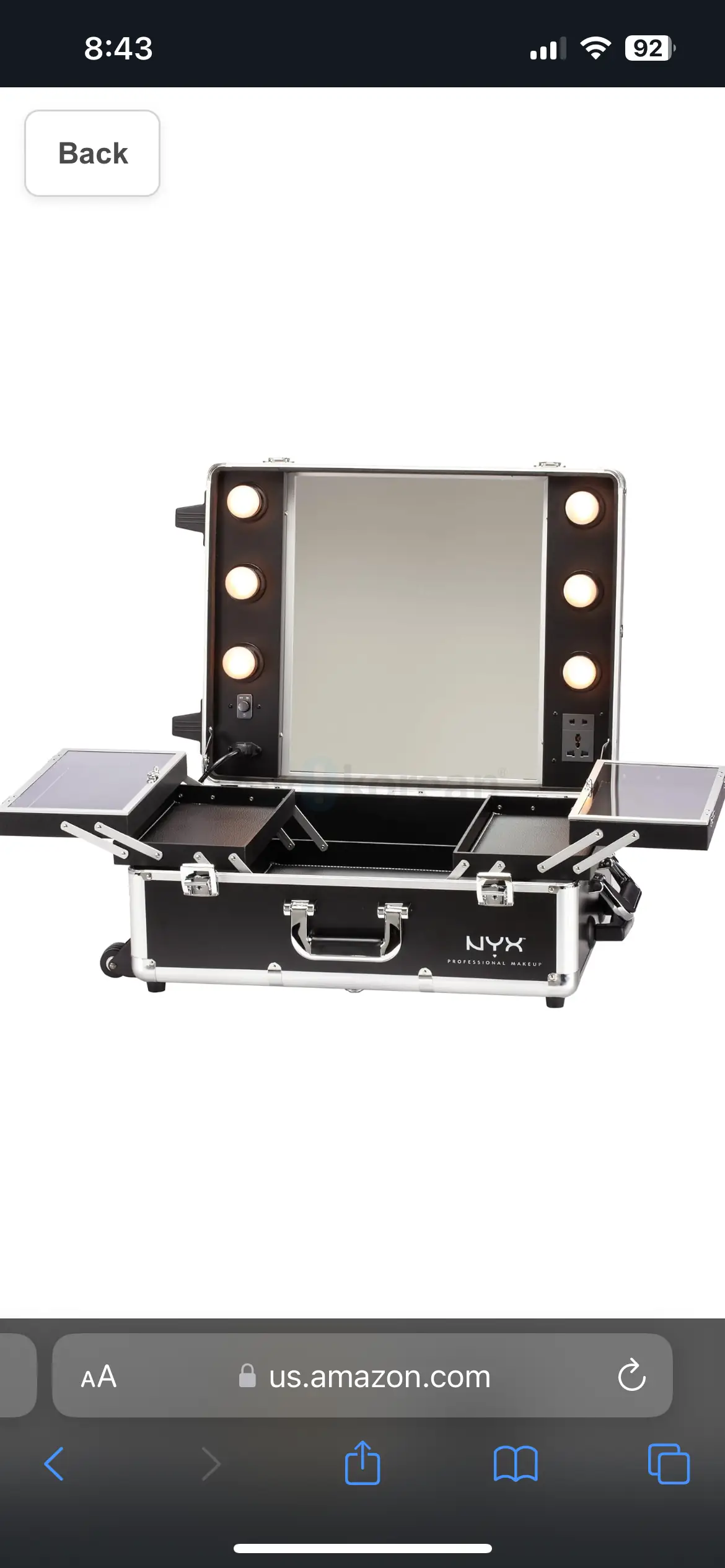 NYX makeup case