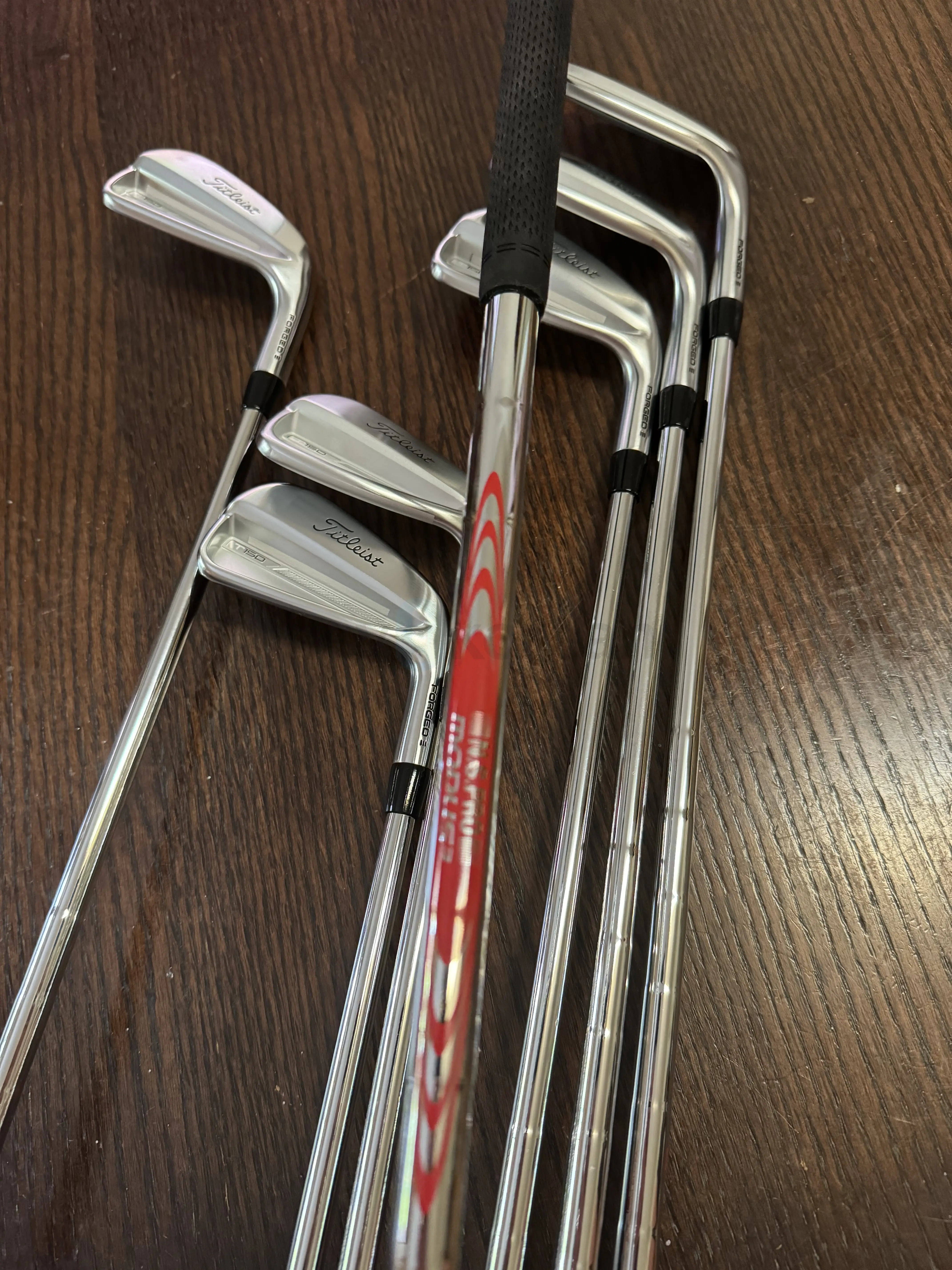 Set De Fers Titleist T150 3G 5-PW, AW - Shaft FST KBS Tour Lite Rigide, -0.75", Occasion Très Bon état