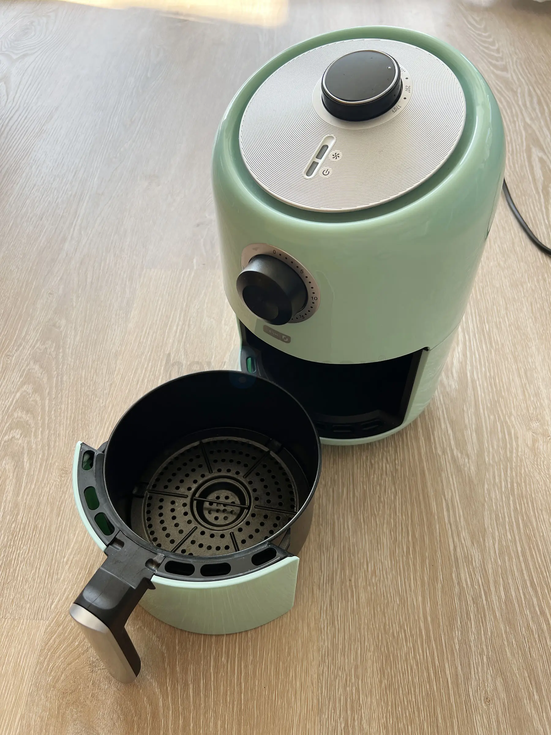 가격 할인! Dash Air Fryer 소형 - 일인가구에 최적 아이템 (Light Teal Blue)