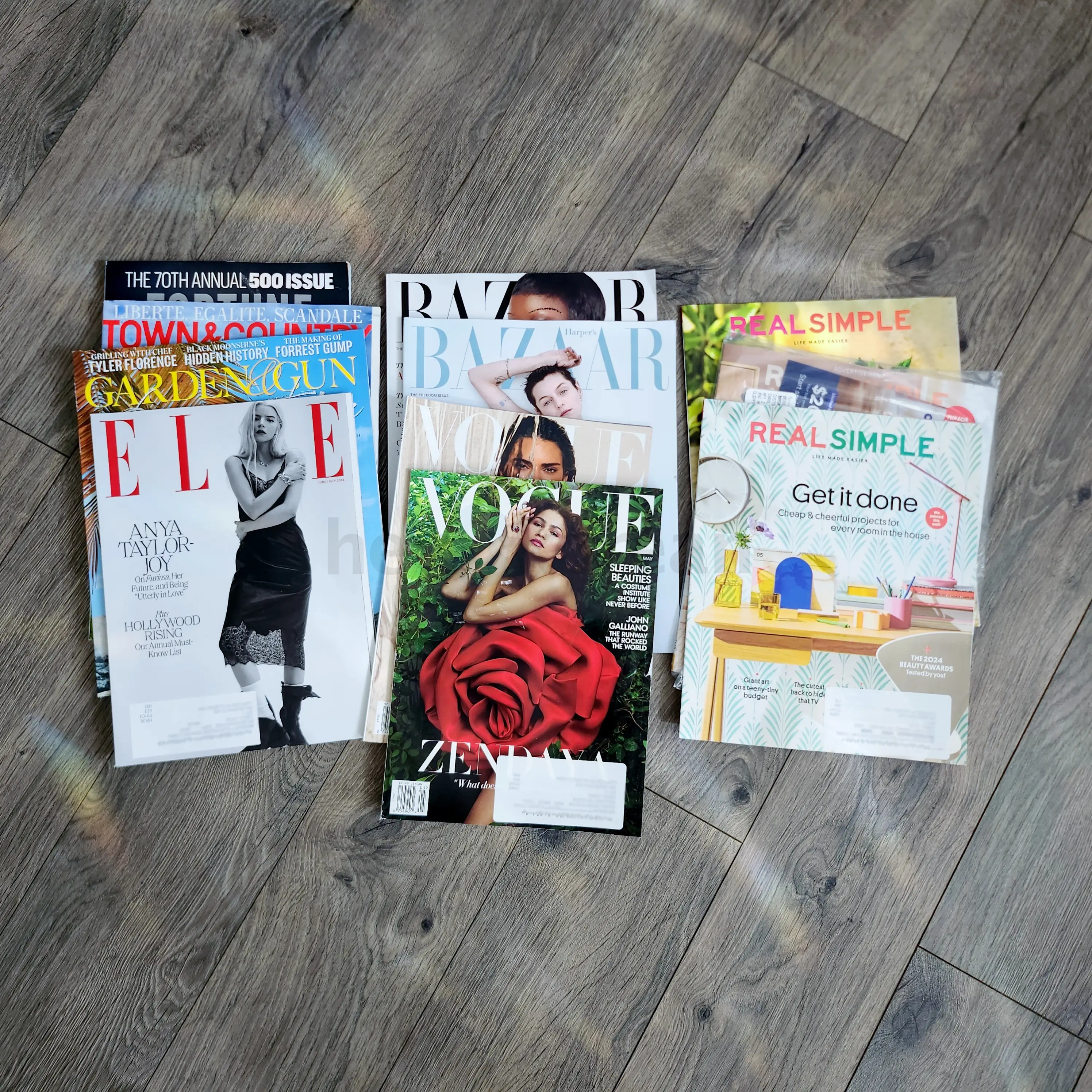 Lot of Magazines/잡지 모음 11개, image size:2992x2992