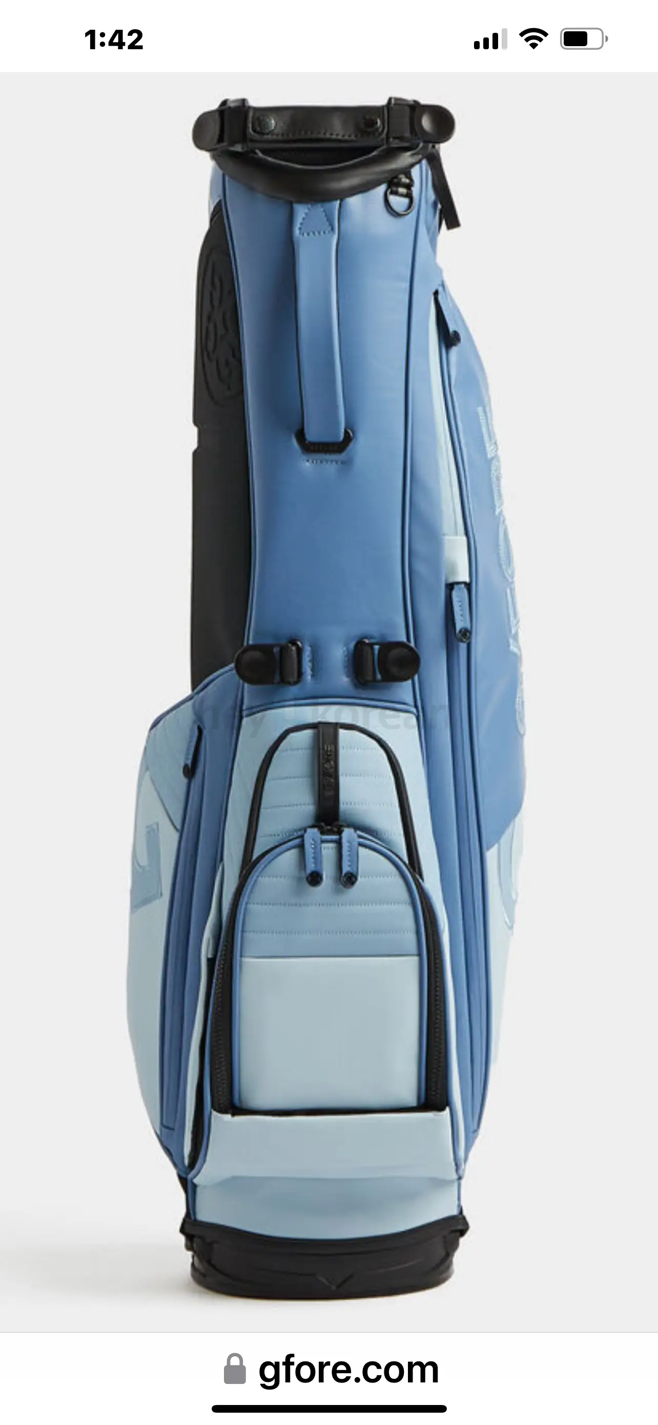 G/fore new stand golf bag.
