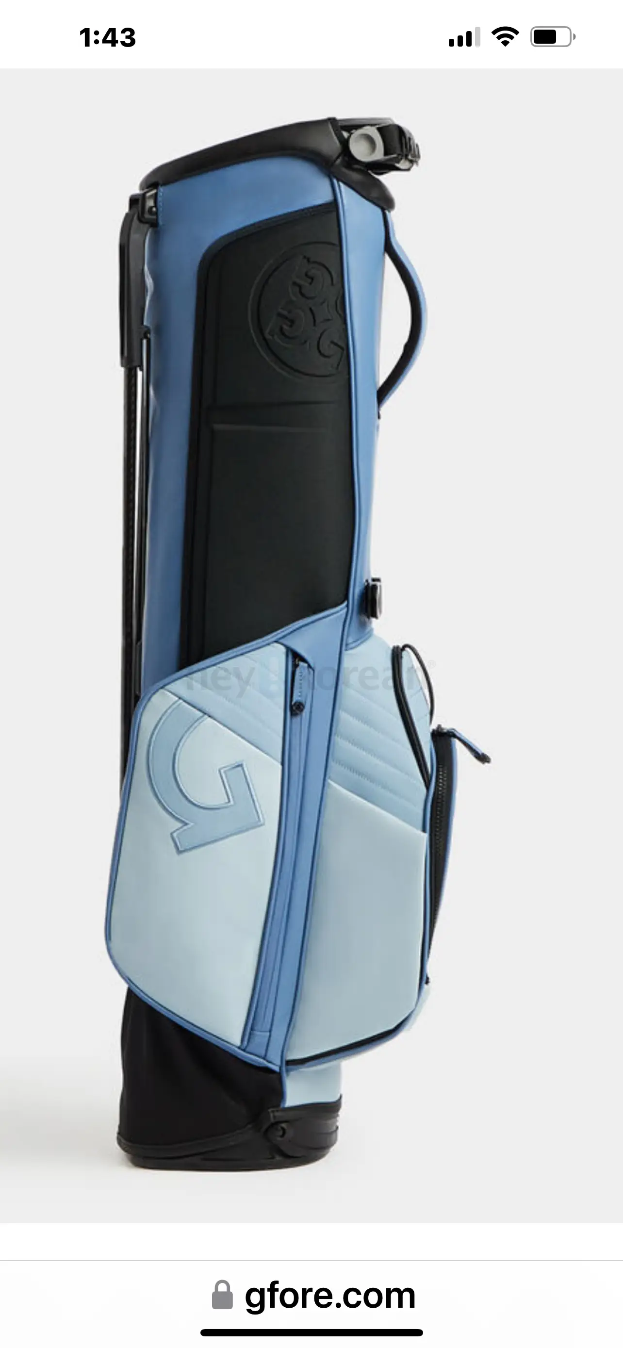 G/fore new stand golf bag.