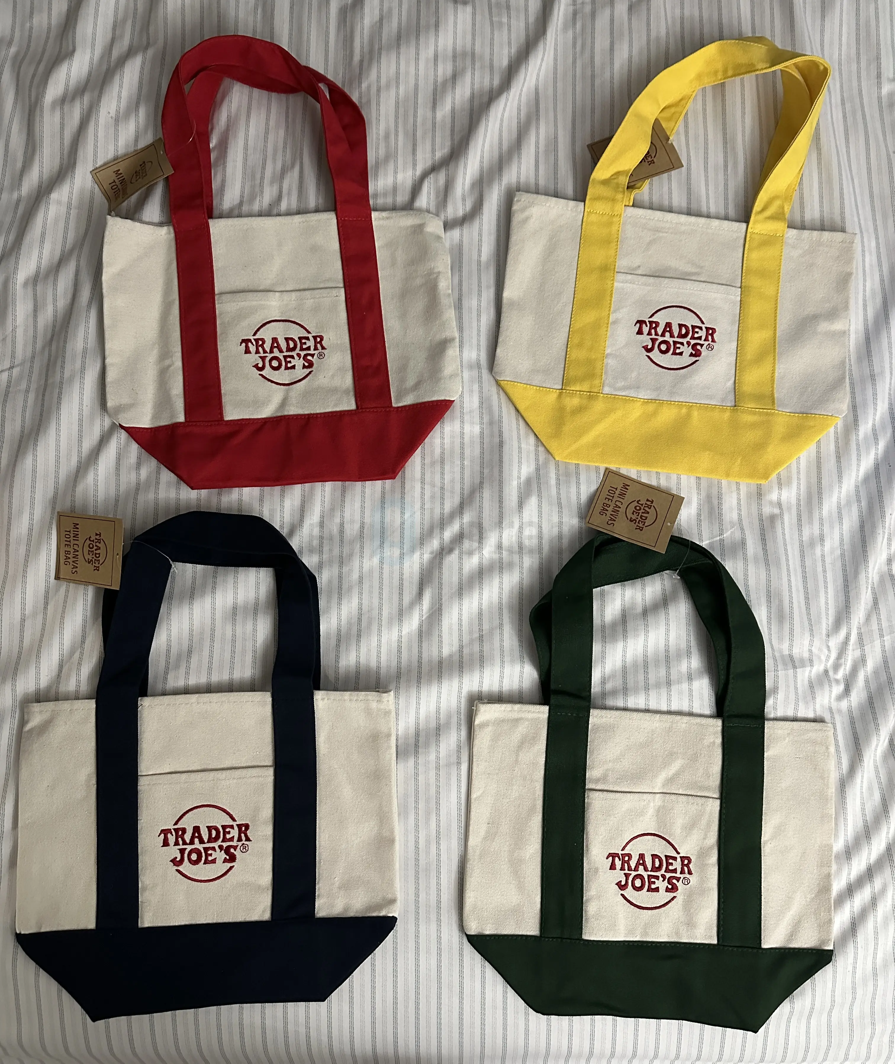 Trader Joe’s mini canvas tote bag 트레이더조 미니 토트백