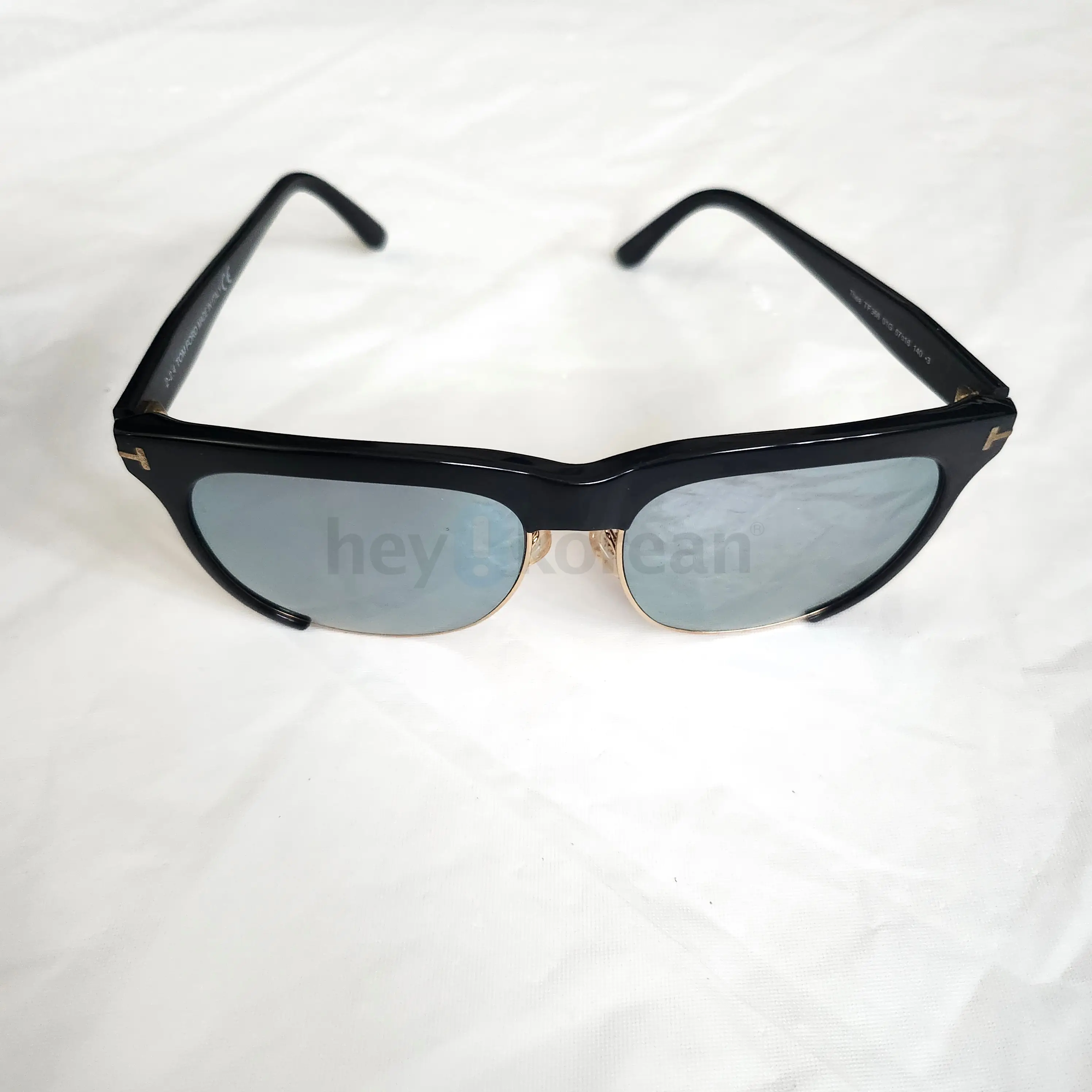 NEW Tom Ford Shiny Black Sunglasses Unisex Thea TF366 01G display picture 2