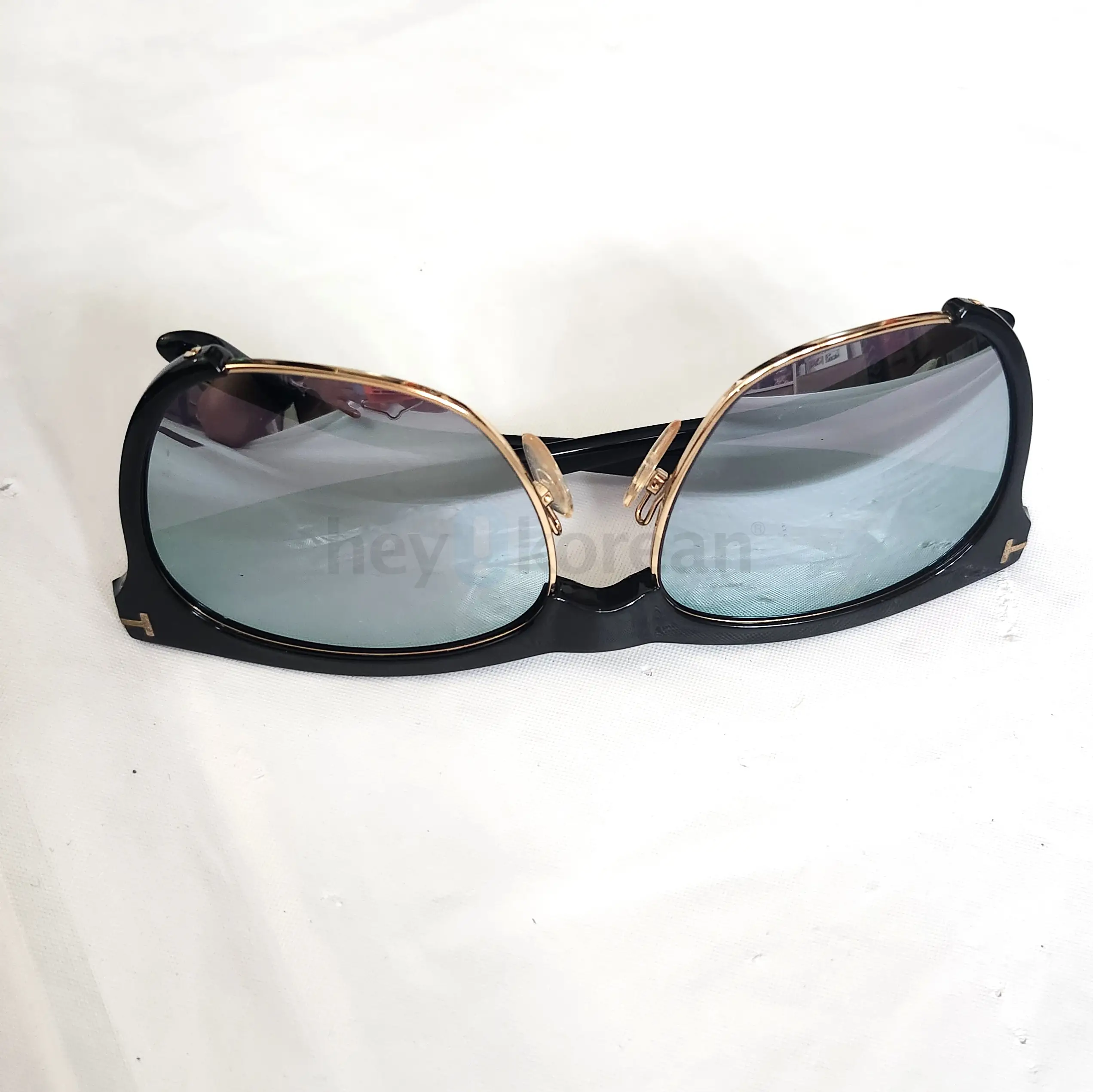 NEW Tom Ford Shiny Black Sunglasses Unisex Thea TF366 01G display picture 1
