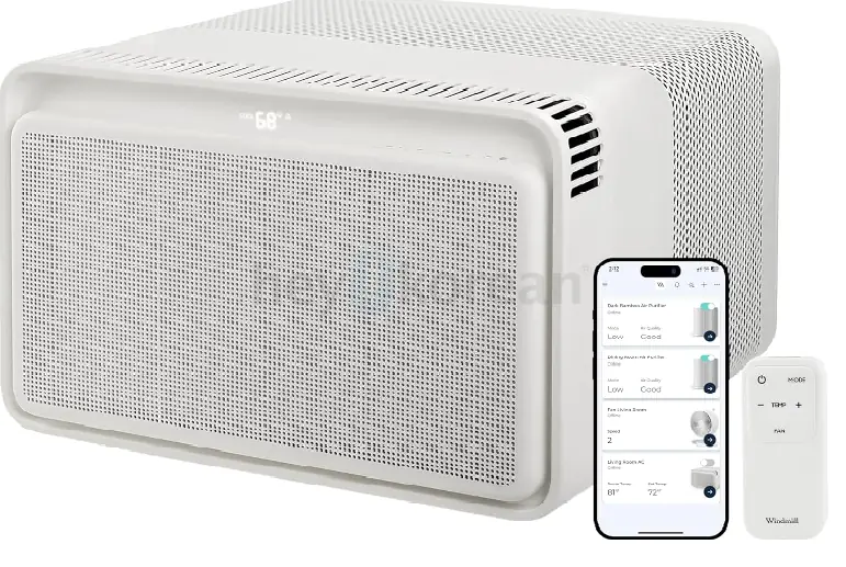 에어컨 Windmill 12000 BTU 아주 조용함, 거의 새것 $350