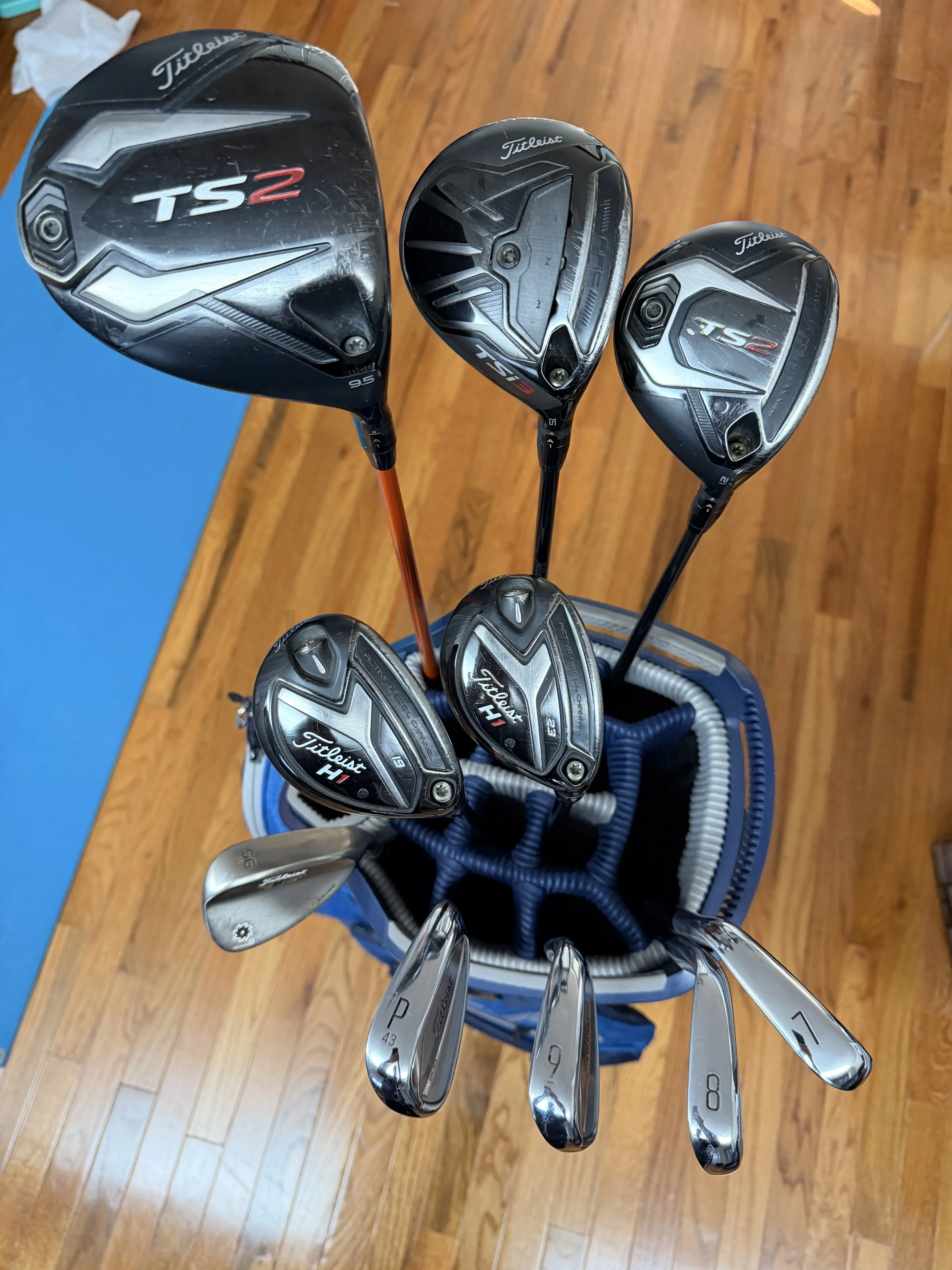 Titleist 10 piece golf set