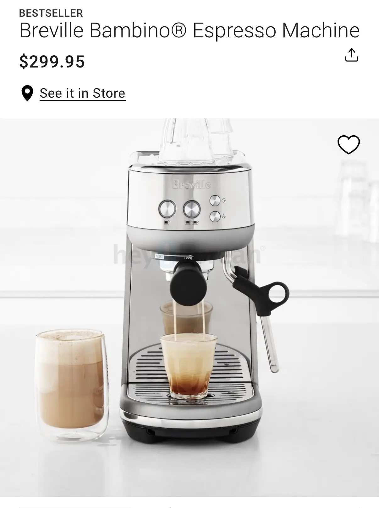 Breville espresso coffee machine